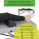 Cuscino cilindrico semicircolare 60x15x10 cm - K515 Nero