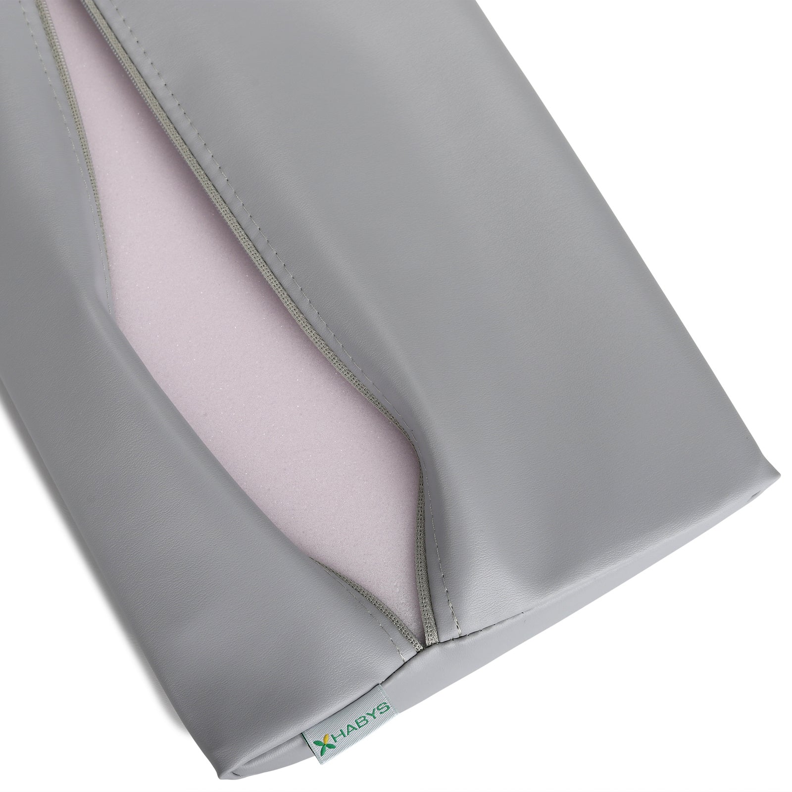 Cuscino lombare semicircolare 40x25x5 cm K029 - Grigio