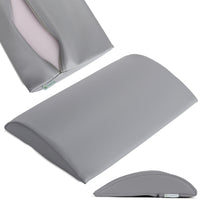 Cuscino lombare semicircolare 40x25x5 cm K029 - Grigio