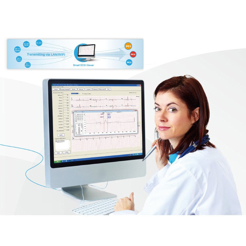 Software PC Smart ECG Viewer per ECG EDAN – CFS Prodotti Medicali s.r.l.