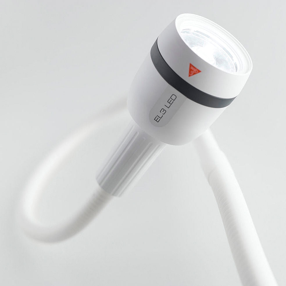 Lampada da visita HEINE EL 3 LED con morsetto da tavolo J-008.27.013