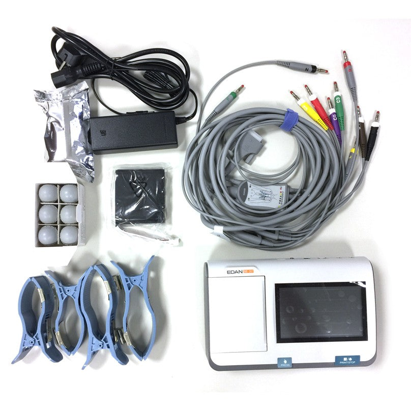 ECG Edan SE-301 Touch - Elettrocardiografo a 3-6 canali Interpretativo