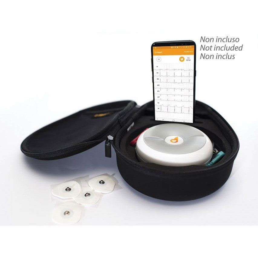 ECG bluetooth D-Heart - 8 canali per Smartphone e Tablet