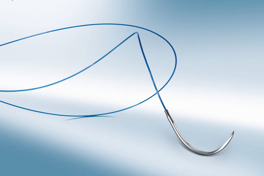 Dafilon suture non assorbibili in nylon, ago 3/8 19mm, USP 3/0 - filo blu 45cm (conf. 36 pz.)