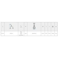 Deambulatore Rollator Dyone 2.0 RP688