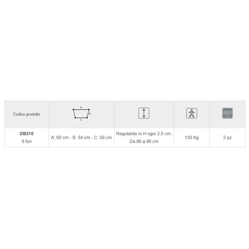 Deambulatore pieghevole MORETTI DB310 - 4 ruote piroettanti