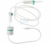 Deflussore a 1 via con raccordo Luer Lock e regolatore - Tubo 150 cm (conf. 20 pz.)