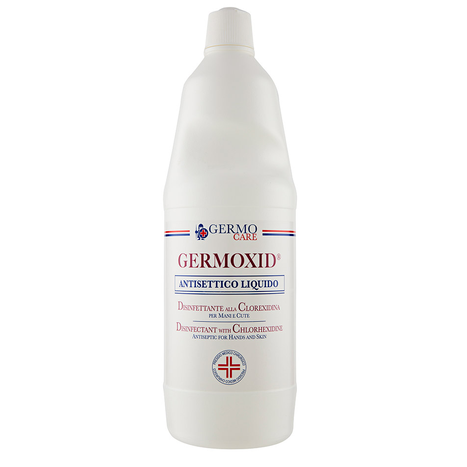 Disinfettante cutaneo alla clorexidina GERMOXID Liquido - Flacone 1000 ml.