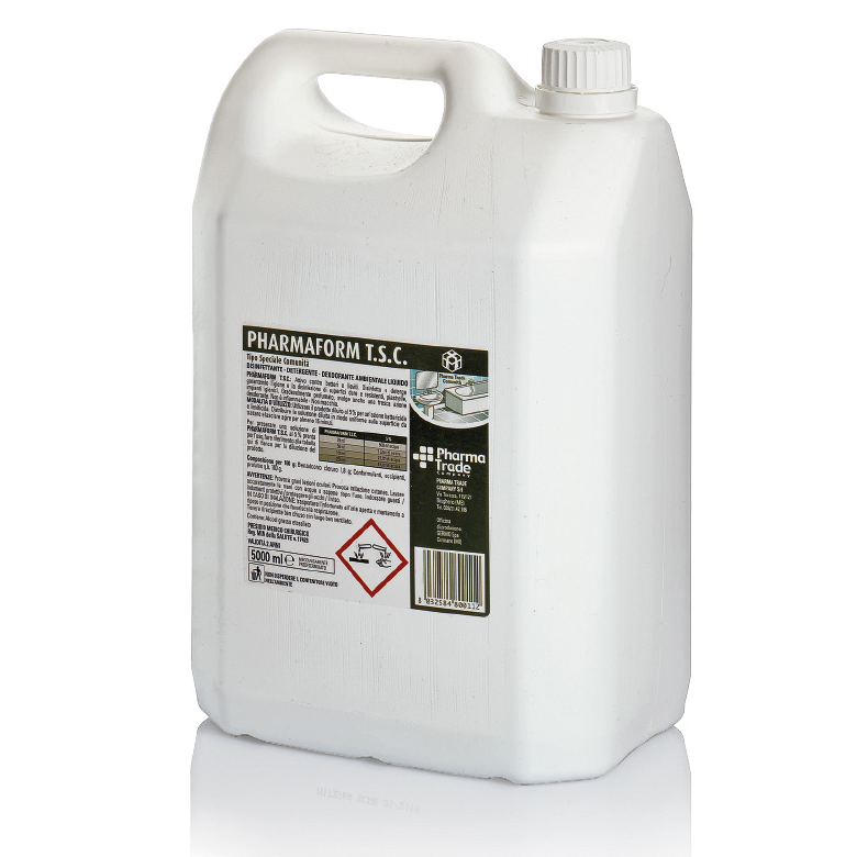 Disinfettante per ambienti e superfici PHARMAFORM TSC - Tanica 5000 ml.