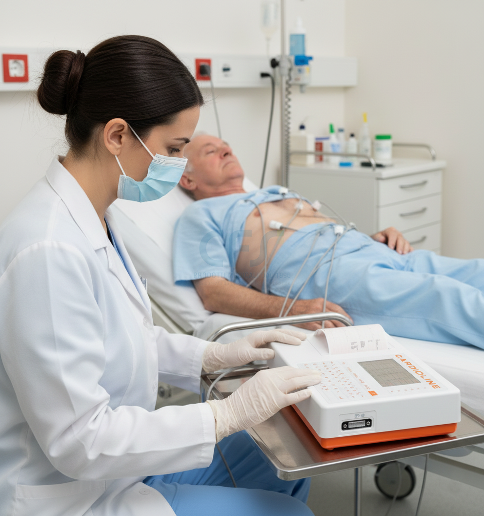 ECG CARDIOLINE ECG100S - Elettrocardiografo a 3-6 canali