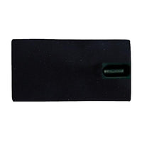 Elettrodo riutilizzabile in silicone conduttivo mm 80x120 - femmina 2 mm