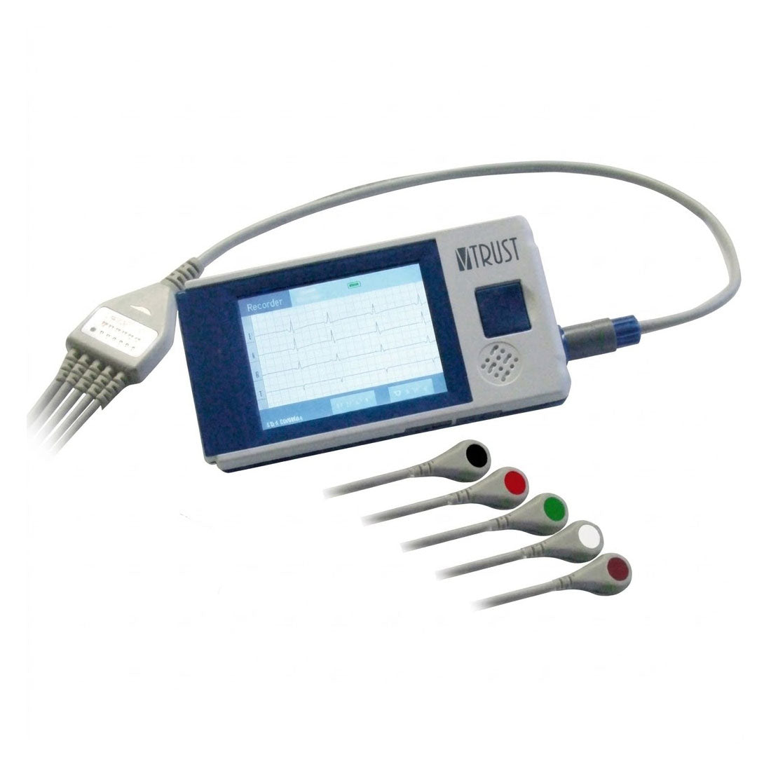Ecg palmare V-Trust - 2 canali con Bluetooth