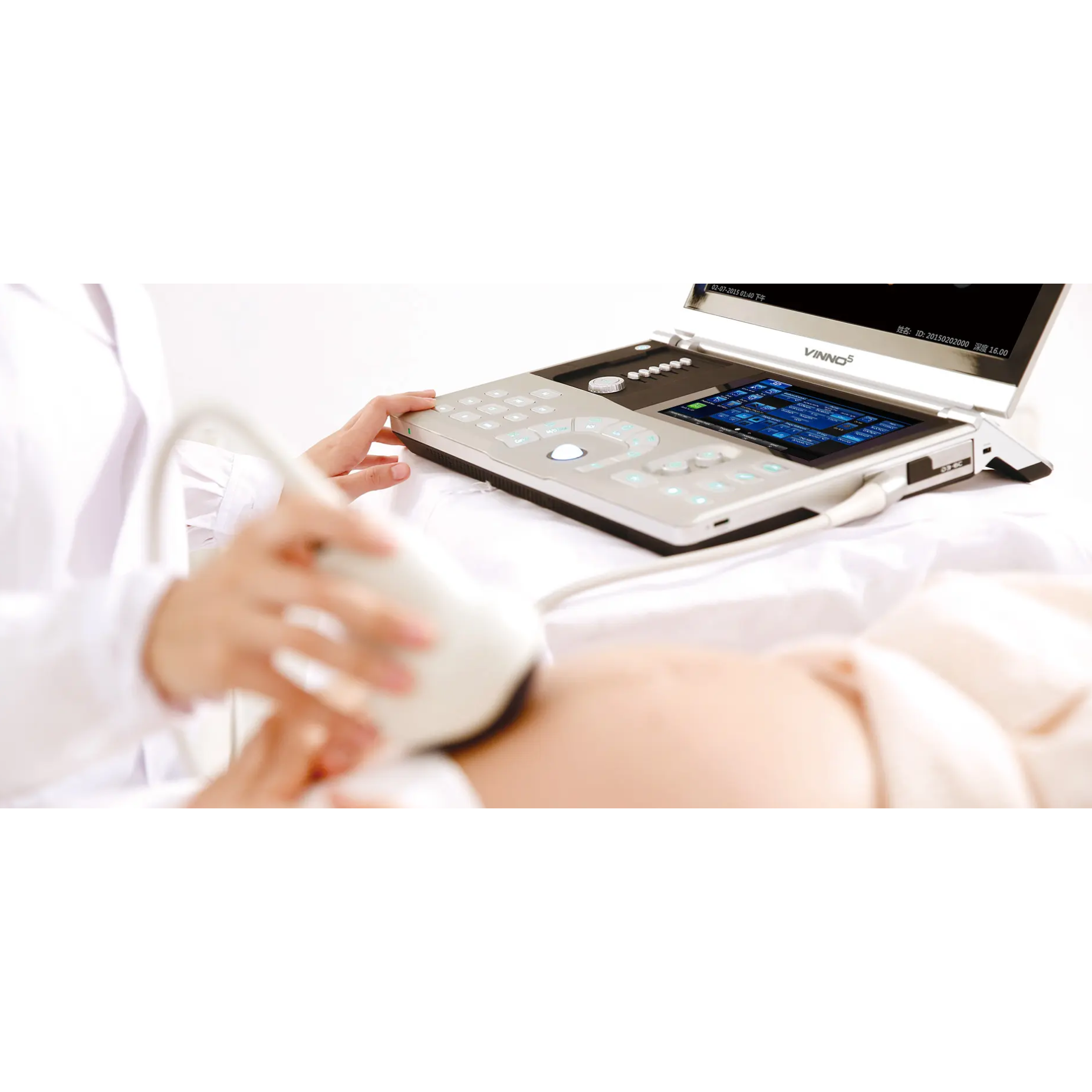 Ecografo Color-Doppler portatile VINNO 5 con Sonda Lineare e Phased-Array