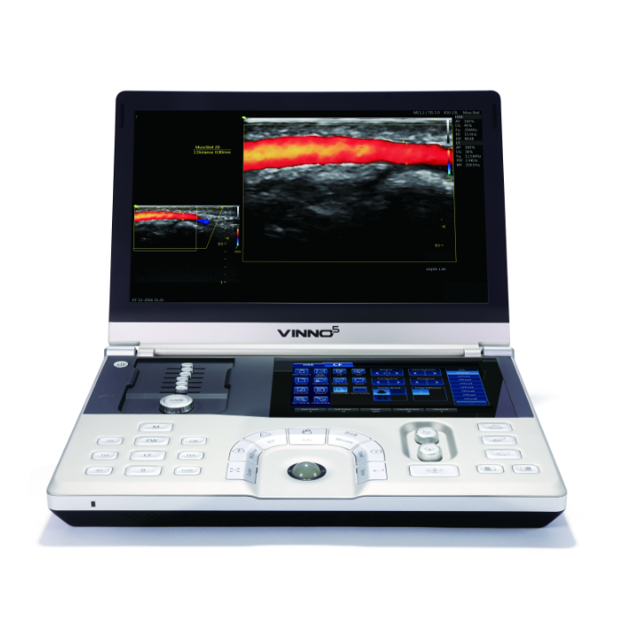 Ecografo Color-Doppler portatile VINNO 5 con Sonda Lineare e Phased-Array
