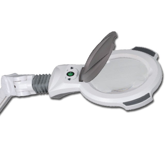 Lampada con lente a LED Dermaled su piantana con ruote