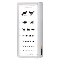 Ottotipo luminoso Animali - 5 metri