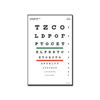 Tavola optometrica Snellen 23 x 35.5 - 3 m