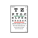Tavola optometrica Snellen 23 x 35.5 - 6.1 m