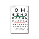 Tavola optometrica Sloan 23 x 35.5 - 6.1 m