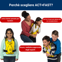 Giubbino Simulatore Act Fast Anti Choking Trainer Manovra di Heimlich - Pediatrico