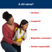 Giubbino Simulatore Act Fast Anti Choking Trainer Manovra di Heimlich - Pediatrico