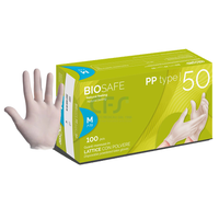 Guanti in lattice con polvere BIOSAFE Type 50 (conf. 100 pz.)
