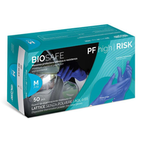 Guanti in lattice senza polvere BIOSAFE PF High Risk (conf. 50 pz.)