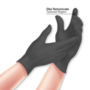 Guanti in nitrile senza polvere BIOSOFT PF Black 35 (conf. 100 pz.)