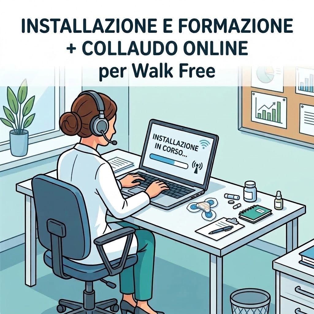 Installazione e Formazione + Collaudo online per Walk Free - Config. TEL