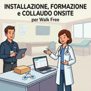 Installazione e Formazione + Collaudo onsite per Walk Free - Config. TEL