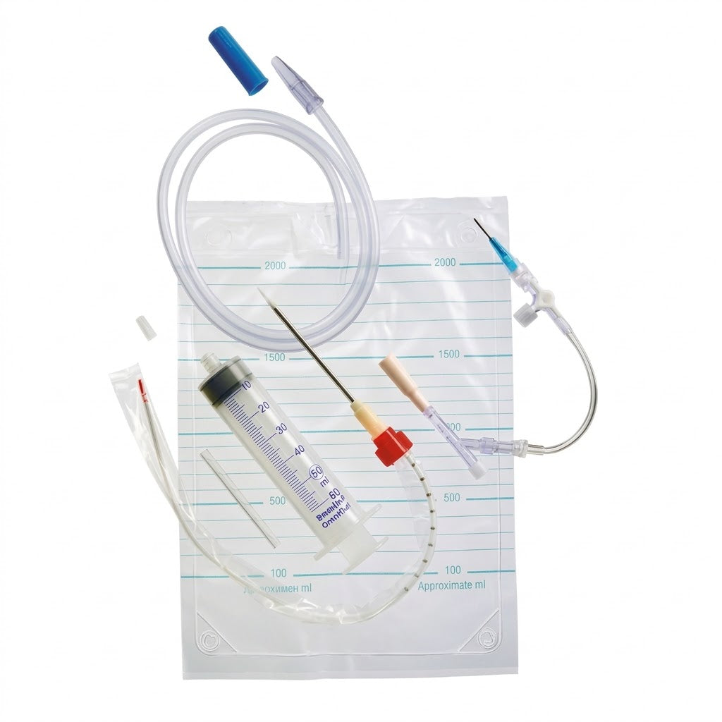 Kit di drenaggio toracico e pleurico Pleurocan A (conf. 10 pz.)