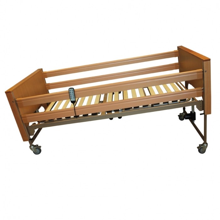 Letto da degenza elettrico LT-10N - Elevabile in altezza + Asta sollevamalati