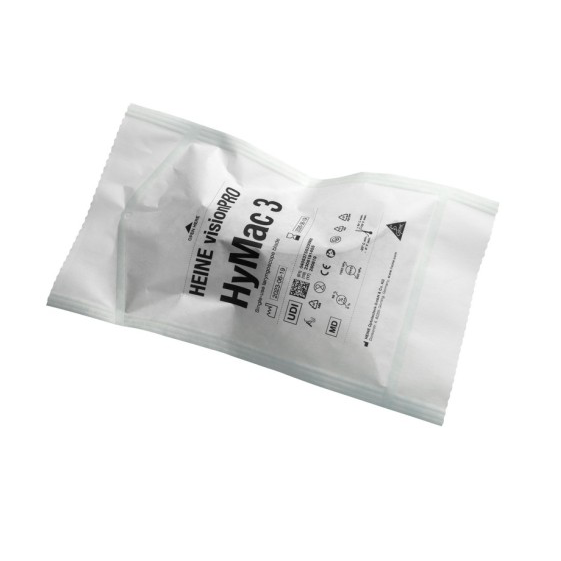 Lama laringoscopio monouso HEINE HyMac 3 per Vision Pro - F-000.22.246 (conf. 10 pz.)