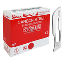 Lame bisturi monouso sterili Swann-Morton n.20 - Carbonio (conf. 100 pz.)