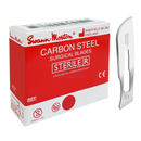 Lame bisturi monouso sterili Swann-Morton n.21 - Carbonio (conf. 100 pz.)
