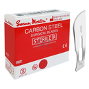 Lame bisturi monouso sterili Swann-Morton n.22 - Carbonio (conf. 100 pz.)