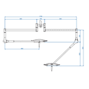 Lampada Scialitica PENTALED 28 da soffitto doppia