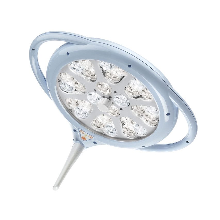 Lampada Scialitica PENTALED 28 su piantana a rotelle + batteria