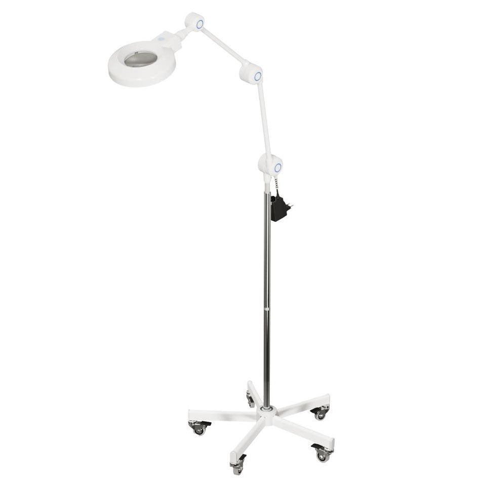Lampada con lente GIMANORD Plus Led su piantana con ruote