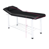 Lettino ad altezza fissa 812 - Larghezza 70 cm - Nero