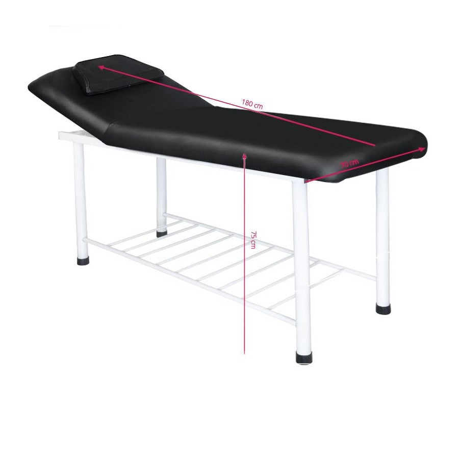 Lettino ad altezza fissa 812 - Larghezza 70 cm - Nero