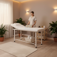 Lettino ad altezza fissa 812 BASIC - Larghezza 70 cm - Bianco