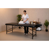 Lettino da massaggio pieghevole in acciaio RICO K515 - Larghezza 60 cm