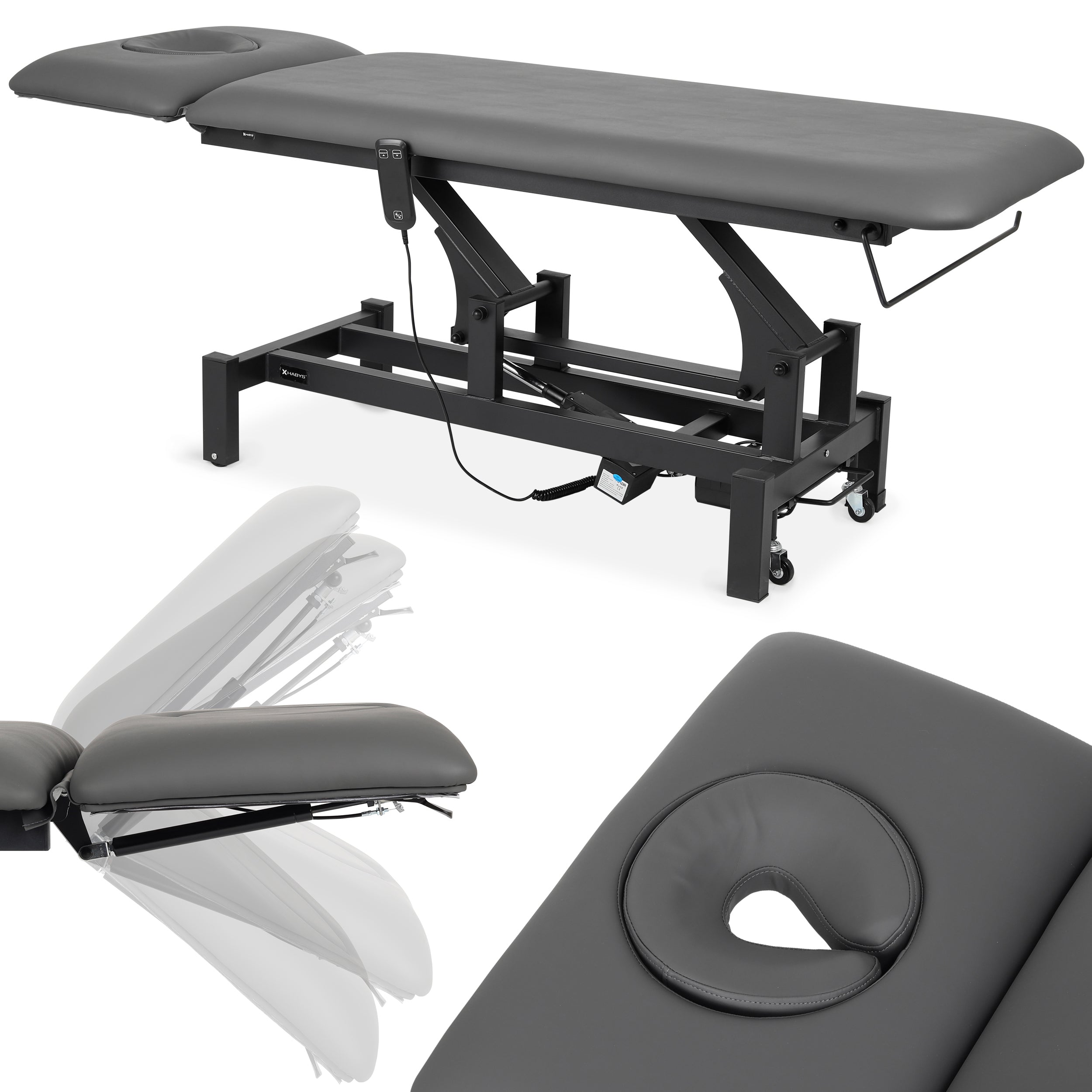 Lettino elettrico ad altezza variabile FORTIS 2 ERGO - Larghezza 68 cm