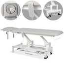 Lettino elettrico ad altezza variabile FORTIS 4 ERGO + Barra di controllo - Grigio Chiaro