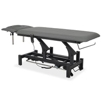 Lettino elettrico ad altezza variabile FORTIS 4 ERGO + Barra di controllo - Grigio Scuro