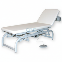 Lettino elettrico ad altezza variabile KING - Bianco - Larghezza 60 cm