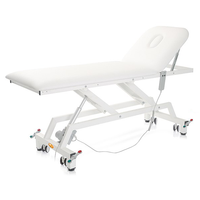 Lettino elettrico ad altezza variabile LYTUS MI371- cm 62 con schienale manuale e ruote