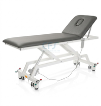 Lettino elettrico ad altezza variabile LYTUS MI371- cm 62 con schienale manuale e ruote