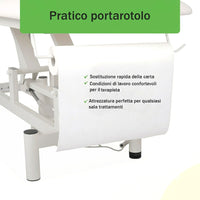 Lettino elettrico ad altezza variabile OPTIMA - Larghezza 68 cm - Bianco